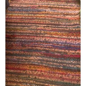 Colorful Woven unique woven small rug looks unique